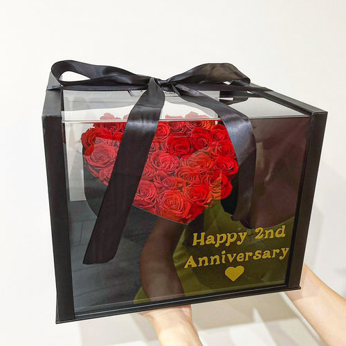 valentine's day preserved roses bundle Calgary Gift Shop