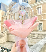 Load image into Gallery viewer, Magical Rose In A Balloon - 24k Gold Plated - calgarygiftshop
