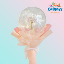 Load image into Gallery viewer, Magical Rose In A Balloon - 24k Gold Plated - calgarygiftshop